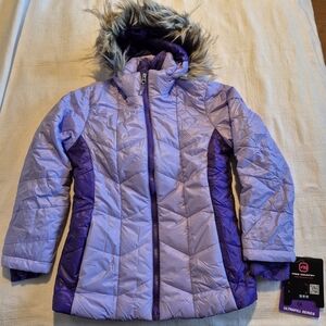 Free Country girls size 7/8 purple winter jacket, New